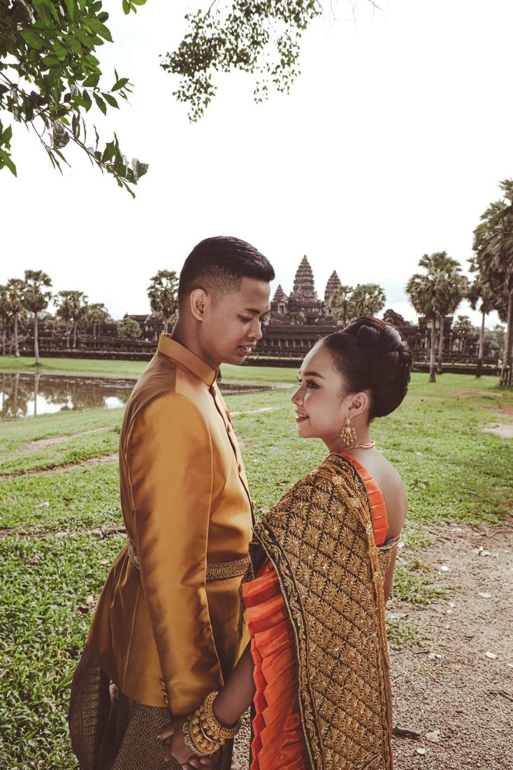 Sothea and Leakhena at Angkor Wat